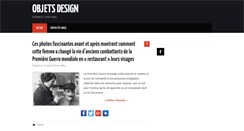 Desktop Screenshot of objetsdesign.fr